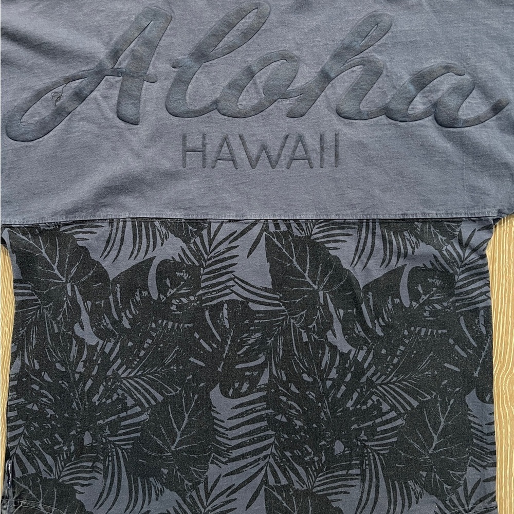 Spirit Jersey Aloha Navy Crew Neck Heavy Cotton Tshirt (lightweight sweats) sz M - Picture 8 of 10